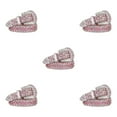 thumbnail image 1 of Decodeary Wide Application Rhinestone Belt Western Belt For Parties Bars And Concerts Modify Waist Line Pink 115cm 5Set, 1 of 6