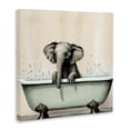 thumbnail image 4 of Baby Elephant Bathtime Canvas Wall Art, design by Sasha, 4 of 8