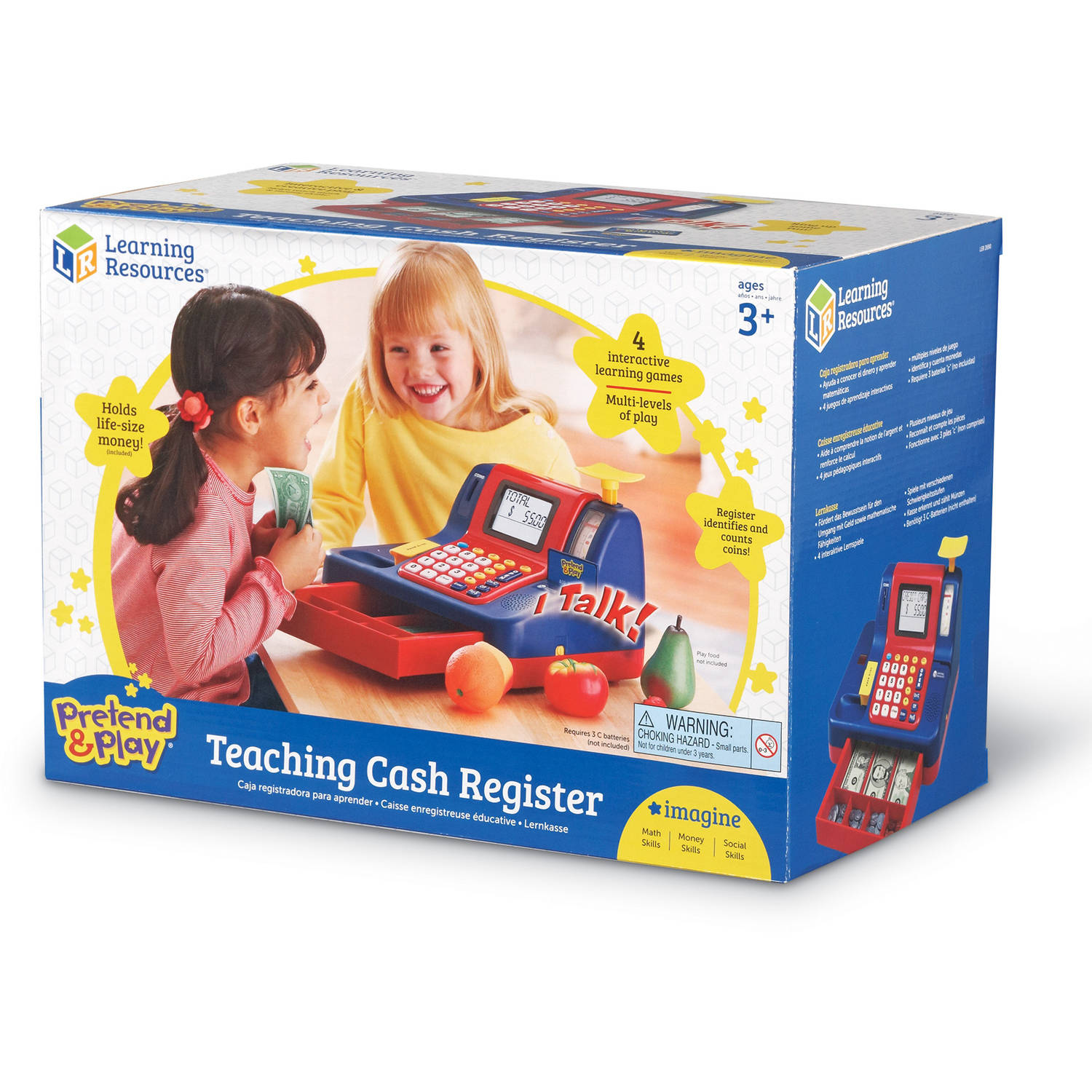 learning resources cash register money