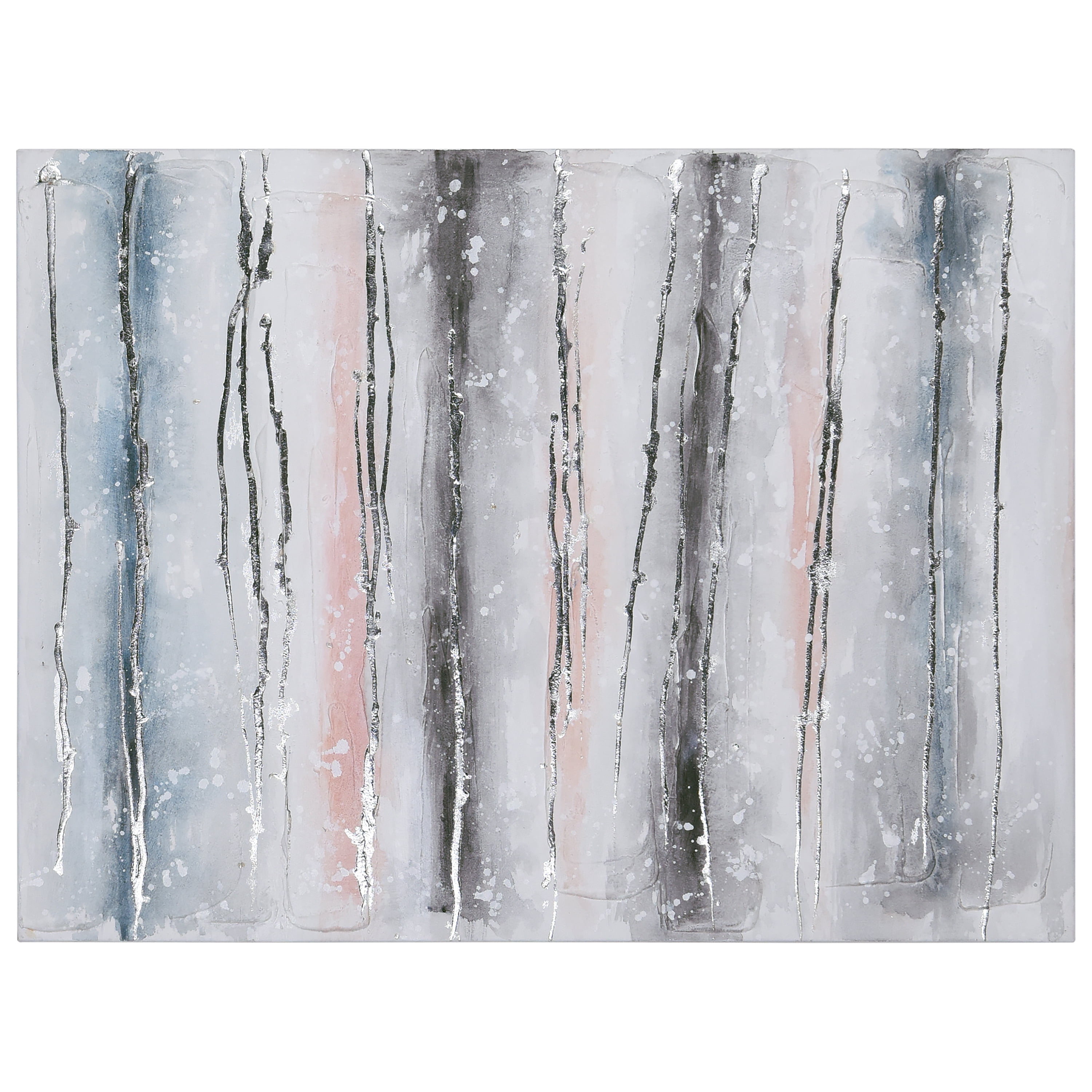 Empire Art Direct Blue Roads Textured Metallic Hand Painted Wall Art, 30" x 40" x 1.5", Ready to Hang