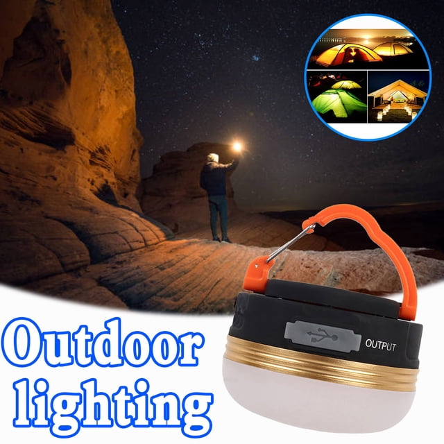 Daisyyozoid Wholesale USB Rechargeable Portable LED Camping Lantern Tent Light Charger 2PCS