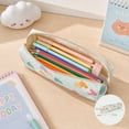 thumbnail image 6 of Versatile Cloth Storage Bag for Campus Supplies and Personal Accessories Organization - Multi-Compartment Pouch for Writing Tools and Cosmetic Brush Storage - Portable Organizer Bag, 6 of 7