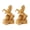 2pcs, variant on Zeiwohndc Chinese New Year Horse Statue, 2026 Golden Feng Shui ZodiacHorse Figurine, lessing Souvenir Sculpture Attracting Wealth and Good Luck