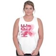 thumbnail image 4 of Hope Breast Cancer Awareness Warrior Womens Plus Size Graphic Tank Top Brisco Brands 3X, 4 of 5