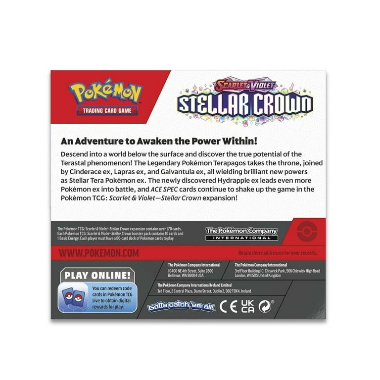 Pokemon Trading Card Game: Scarlet and Violet Stellar Crown