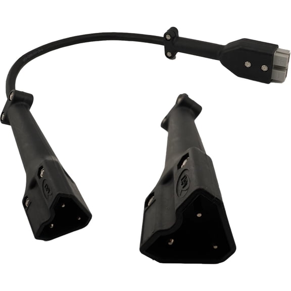 Schauer Battery-to-Charger Adapter – Fits EZGO RXV/TXT 48V Plug to SB50 for 15–40 Amp Chargers for Golf Cart Applications