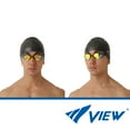 thumbnail image 2 of VIEW Swimming Gear V-230ASA Blade Orca SWIPE Racing Swim Goggles with Mirrored Lens, Smoke/Orange, 2 of 9