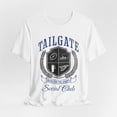 thumbnail image 2 of Royal Blue Cute Varsity Style Tailgate Gameday Football Unisex Shirt, 2 of 10