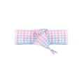thumbnail image 2 of INSPIRE CHIC Wide Flat Checkered Shoelaces Fabric Ribbon Plaid Fantastic Shoe Laces for Sneaker Sport Shoes 2 Pairs Light Pink Blue 140cm/55.1", 2 of 5