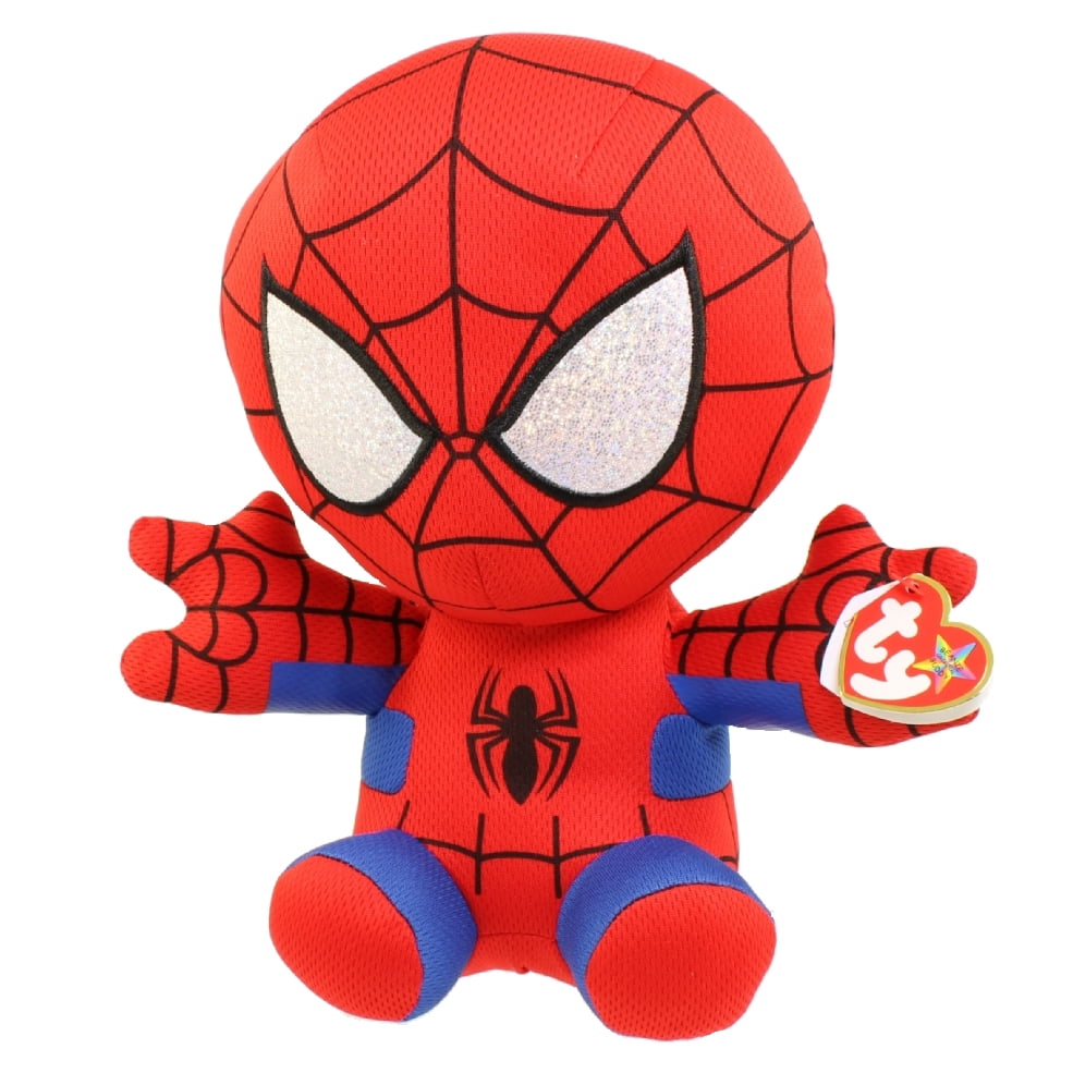 Stofftier Marvel Ty Beanie Babies Spiderman Comic Plüsch Kuscheltier Stofffigur 
