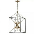 thumbnail image 2 of Hudson Valley Lighting 8916 Glendale 9 Light 16" Wide Mini Chandelier - Brass, 2 of 3
