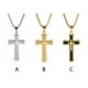 thumbnail image 4 of Guardurnaity Collar Cadenas colgantes cruzadas Decoración de moda Decoraciones Metal Joyería masculina para citas Fiesta Regalo Joyas Suministros Ropa, zapatos y accesorios Miscelánea Color Acero, 4 of 6