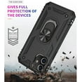 thumbnail image 3 of [PST] iPhone 15 Pro Ring Case, Anti-Drop Hybrid Magnetic Hard Kickstand Case Cover with Ring Stand, 3 of 5