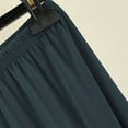 thumbnail image 6 of Endives Summer Women's Short Sleepwear Plus Size Solid Color High Waisted Loose Wide Leg Shorts Loungewear Pajama Short, 6 of 7