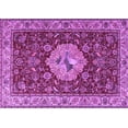 thumbnail image 1 of Ahgly Company Indoor Rectangle Persian Purple Traditional Area Rugs, 7' x 9', 1 of 4