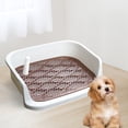 thumbnail image 6 of Bvdfgk Pet Dog Toilet Puppy Potty Tray Portable Pet Litter Pan Potty Toilet for Outdoor White Coffee, 6 of 8