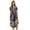 Black / White, variant on Riviera Sun Batik Tie Dye Summer Dress Beach Cover Up (Purple / White, X-large)