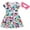White, variant on Disney Minnie Mouse French Terry Skater Dress with Headband (Girls), 2 Piece Set, Sizes 2T-6X