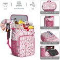 thumbnail image 5 of Pitaya Insulated Cooler Backpack 20L - Dragon Fruit Tropical Exotic Print Design, Leakproof Soft Cooler Bag for Camping, Beach & Picnic, Cute Kawaii Aesthetic Art Illustration, Fits 26 Cans, 5 of 6