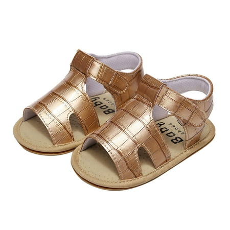 

cngelg Boys Girls Open Toe Shoes First Walkers Shoes Summer Toddler Flat Sandals For 3-24M Ballerina Platform Shoes Girl Toddler Water Shoes Baby Boy Swim Shoes