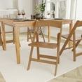 thumbnail image 3 of Emma + Oliver Set of 2 Solid Wood Foldable Dining Chairs with Oak Finish, 3 of 13