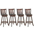 thumbnail image 5 of Topbuy 4PCS 25" Swivel Bar Stool Padded Dining Kitchen Pub Bistro Chair, 5 of 5