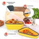 thumbnail image 5 of Recipiente reutilizable para pizza Pack con 5 bandejas, color amarillo, 5 of 9