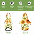 thumbnail image 6 of Haiem Sunflowers And Butterflies for Winter Dog Hoodie Sweatshirts with Pockets Warm Dog Clothes for Small Dogs Chihuahua-Large, 6 of 7