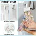 thumbnail image 6 of ZIATUBLE Hydrangea Towels for Kitchen Hummingbird Hand Drying Towels Lightweight Towels for Kitchen Cleaning Elastic Hand Towels for Bathroom Fast Drying Hanging Dish Towels, 6 of 7