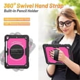thumbnail image 4 of iPad 8th/7th Generation Case, Case Compatible with iPad 10.2 inch, Full Body Protective Case with 360 Rotating Sturdy Stand/Hand Strap, Screen Protec, 4 of 4