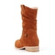 thumbnail image 4 of Botas Occidental Zippe Cortas Cómodas Gamuza Botines Mujer Antideslizantes Ligeros para Otoño Invierno Rojo, 4 of 9