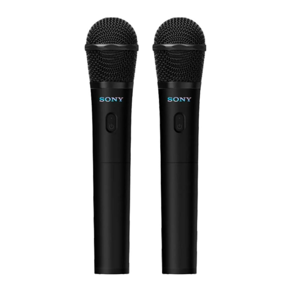Sony ULT Mic Wireless Karaoke Microphone and Receiver with Duet Assist, 20-Hour Battery, Noise Reduction, and ULT Power Sound Speakers (Black)