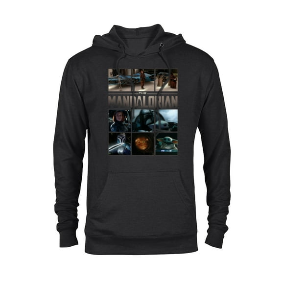 Star Wars The Mandalorian Season 3 Grogu Caves of Mandalore - Pullover Hoodie for Adults - Customized-Black