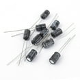 thumbnail image 2 of 20pcs 47uF 16V Aluminum Electrolytic Capacitors | 16v 47mfd 105°C 4x7mm Radial 2 of 5