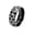 Black, variant on 8mm Soccer Pattern Band Rings for Men Stainless Steel Sport Style Hip Hop Luminous Ring Blue Size 11