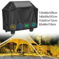 thumbnail image 6 of Waterproof Heavy Duty Barbecue Grill Cover, Large Barbecue Cover Gas Barbecue Cover Outdoor UV Protection 420D Oxford Fabric Colorfast, Weatherproof Tear-Resistant Black ,52.8x26.4x43.6inch, 6 of 10