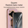 thumbnail image 3 of Funda para teléfono móvil R9 para R7/R8Pro, cubierta protectora con revestimiento de color sólido, soporte de anillo con absorción magnética para automóvil, 3 of 4