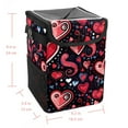 thumbnail image 5 of LOVE Foldable Car Trash Bin with Lid and Leak-proof Hanging Storage Bag Mini Trash Can Car Garbage Can, 5 of 6