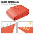 thumbnail image 4 of Yescom 12x8 Ft 97% UV Block Rectangle HDPE Sun Shade Sail Heavy Duty Canopy Backyard, 4 of 11