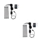 thumbnail image 1 of Kenally Tiras de luces LED para coche, Interior debajo del tablero, ventana trasera, lámpara de ambiente, Kit de decoración de vehículo activado por 48smd USB-Port 2piezas Kenally  CBP227733, 1 of 6