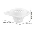 thumbnail image 2 of Raindrops 3Pcs Mop Pail Strainer Basket Rectangular White For Commercial Cleaning Use, 2 of 8