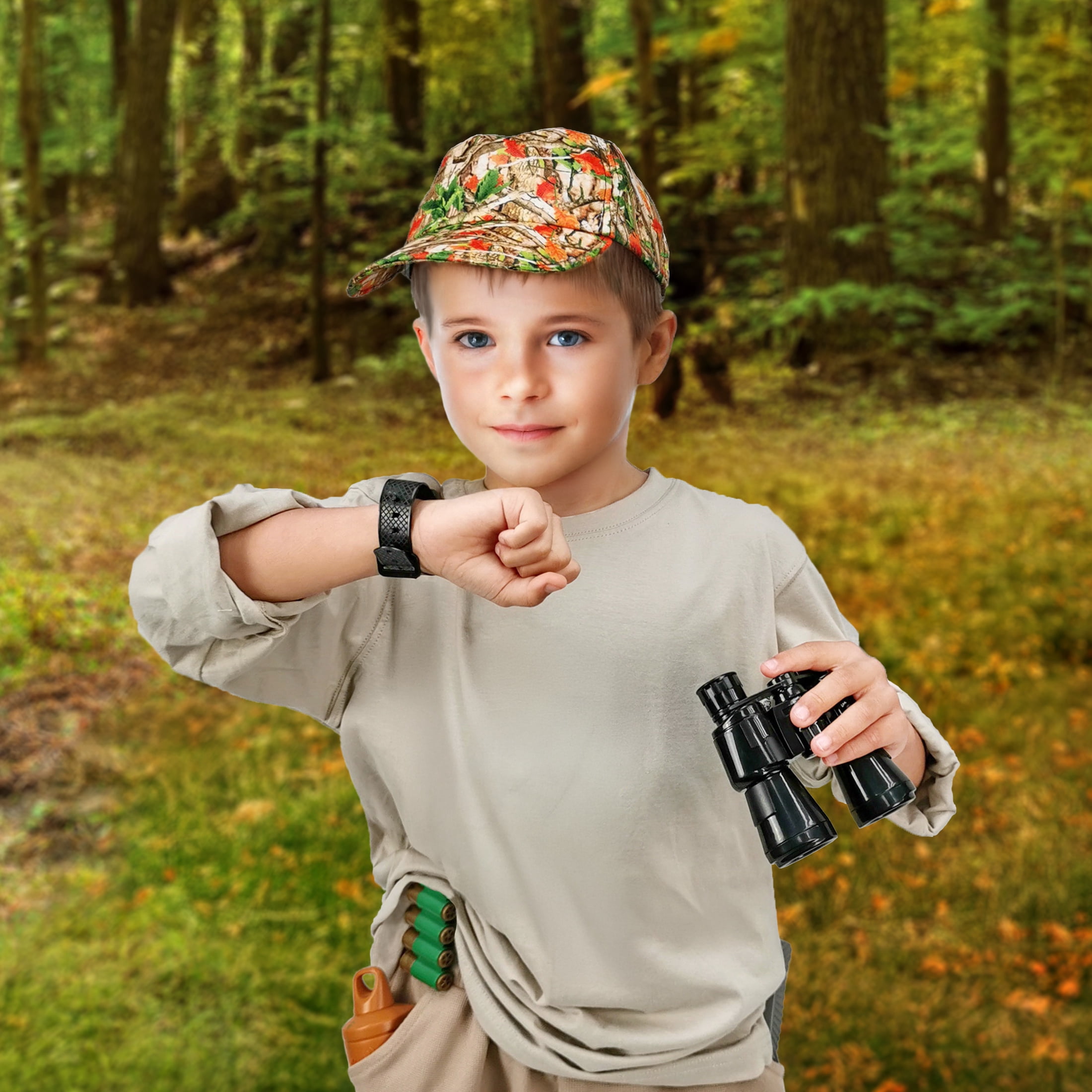 Adventure Force Deep Woods Hunter, Hunting Rifle 18 Piece Set, Fun for Outdoor & Indoor Blaster, 5+.