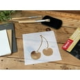 thumbnail image 5 of Tattoo Cherries Stencil Art Craft - 5.75" x 6", 5 of 6