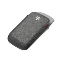 BlackBerry Leather Pocket - Case for cell phone - leather - black - for Bold 9790
