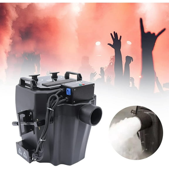 Miumaeov 6000w Dry Ice Fog Machine, Low Lying Smoke Machine with Tube for Indoor Outdoor Stage Wedding Party Club