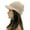 Khaki, variant on Herrnalise Women Solid Stitching Outdoor Plush Hats Crochet Knit Beanie Cap Peaked Cap