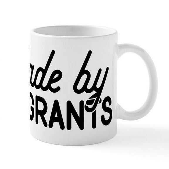 CafePress - Made By Immigrants - 11 oz Ceramic Mug - Novelty Coffee Tea Cup