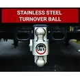 thumbnail image 4 of Weigh Safe Adjustable Trailer Hitch Ball Mount, 6" Adjustable Drop Hitch for 2.5" Receiver w/ 2 pc Keyed Alike Lock Set, Heavy Duty Aluminum Trailer Tow Hitch w/ Stainless Steel Tow Balls, 18,500 GTW, 4 of 9