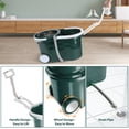 thumbnail image 6 of Masthome Spin Mop and Bucket with Wringer Set for Floors Cleaning - 5 Microfiber Pads, 6 of 7