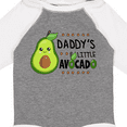 thumbnail image 4 of Inktastic Daddy's Little Avocado with Cute Baby Avocado Boys or Girls Long Sleeve Baby Bodysuit, 4 of 5